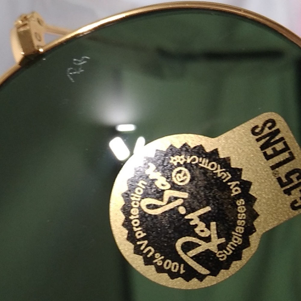 SALE! NEW Authentic Ray-Ban Aviator Sunglasses W Everything Shown - Picture 4 of 9